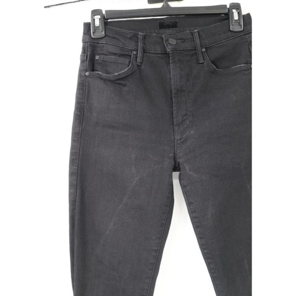 Mother jeans Women's 26 The Stunner Double Zip Ankle step fray not guilty black - Picture 5 of 15